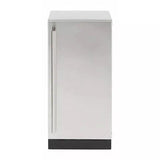 Sapphire 15" Clear Ice Individual Cube - Gravity Drain Multifunction Touch Control - SIIM15