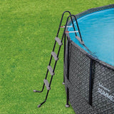 Summer Waves P4A01648B Elite 16ft x 48in Above Ground Frame Swimming Pool Set - 253244