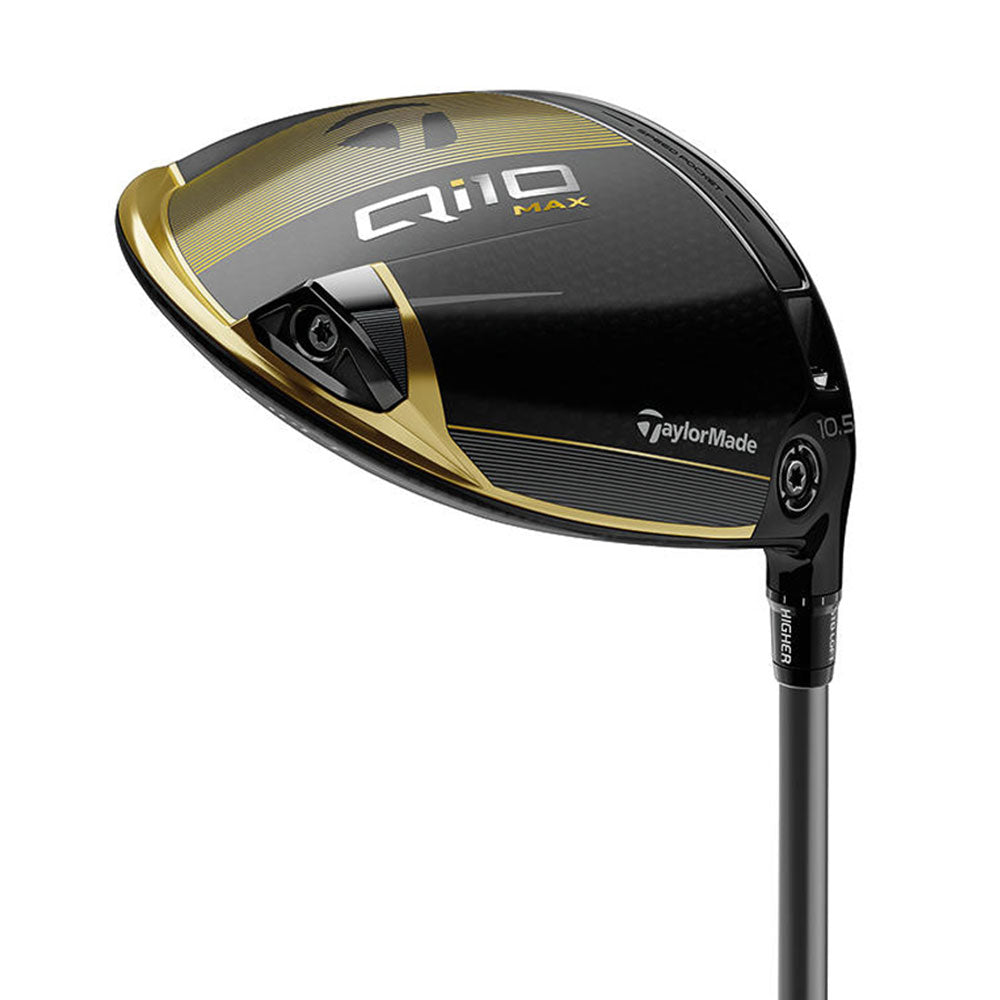 TaylorMade Qi10 Max Designer Series Gold Dust Right Hand Mens Driver - 192371863589