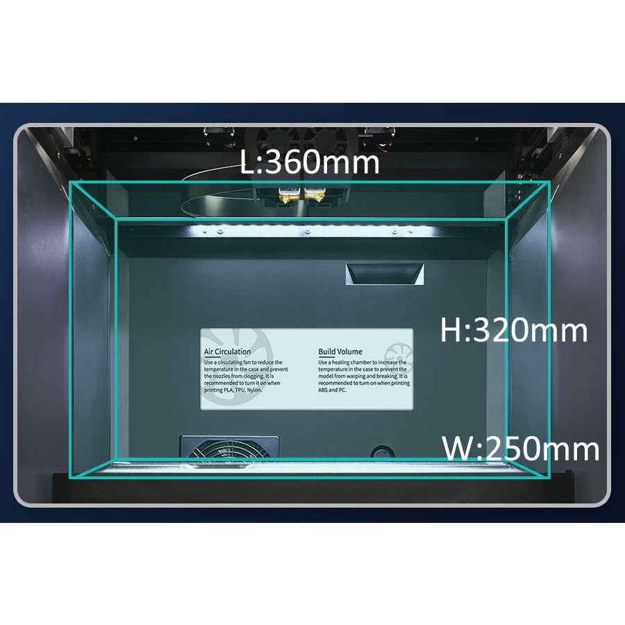 QiDi i-fast Dual Extruder 3D Printer
