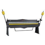 KAKA Industrial W-10012A Heavy-Duty Pan and Box Brake, 12-Gauge Mild Steel, High Versatility and Durability Sheet Metal Box Pan Brake - 173129