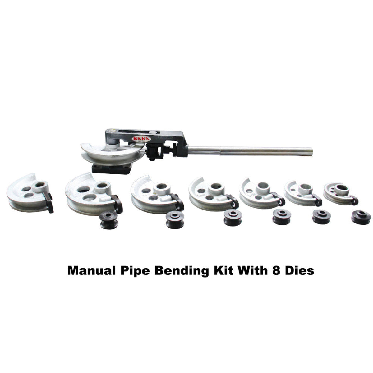 KAKA Industrial MY-22 Compact Bender Kit, Manual Pipe Bending Kit With 8 Dies - 173215