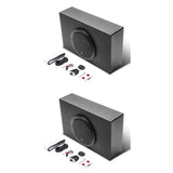 Rockford Fosgate P300-8P Punch 8" 300W Powered Ported Subwoofer System 2 Pack - 194916