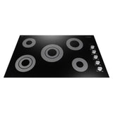 Cosmo 3 Piece Kitchen Package With 24" Single Electric Wall Oven 36" Electric Cooktop 36" Island Range Hood