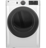 GE APPLIANCES GFD65GSSVWW GE(R) 7.8 cu. ft. Capacity Smart Front Load Gas Dryer with Steam and Sanitize Cycle - GFD65GSSVWW-KT