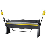 KAKA Industrial W-10012A Heavy-Duty Pan and Box Brake, 12-Gauge Mild Steel, High Versatility and Durability Sheet Metal Box Pan Brake - 173129