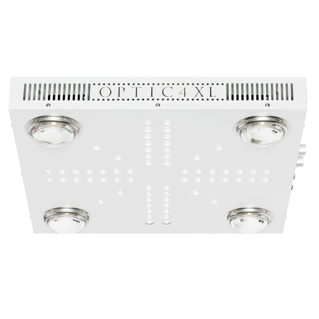 Optic LED Optic 4XL NextGen 500W Dimmable COB LED Grow Light UV/IR 3500k COBs 120 Degree Lenses