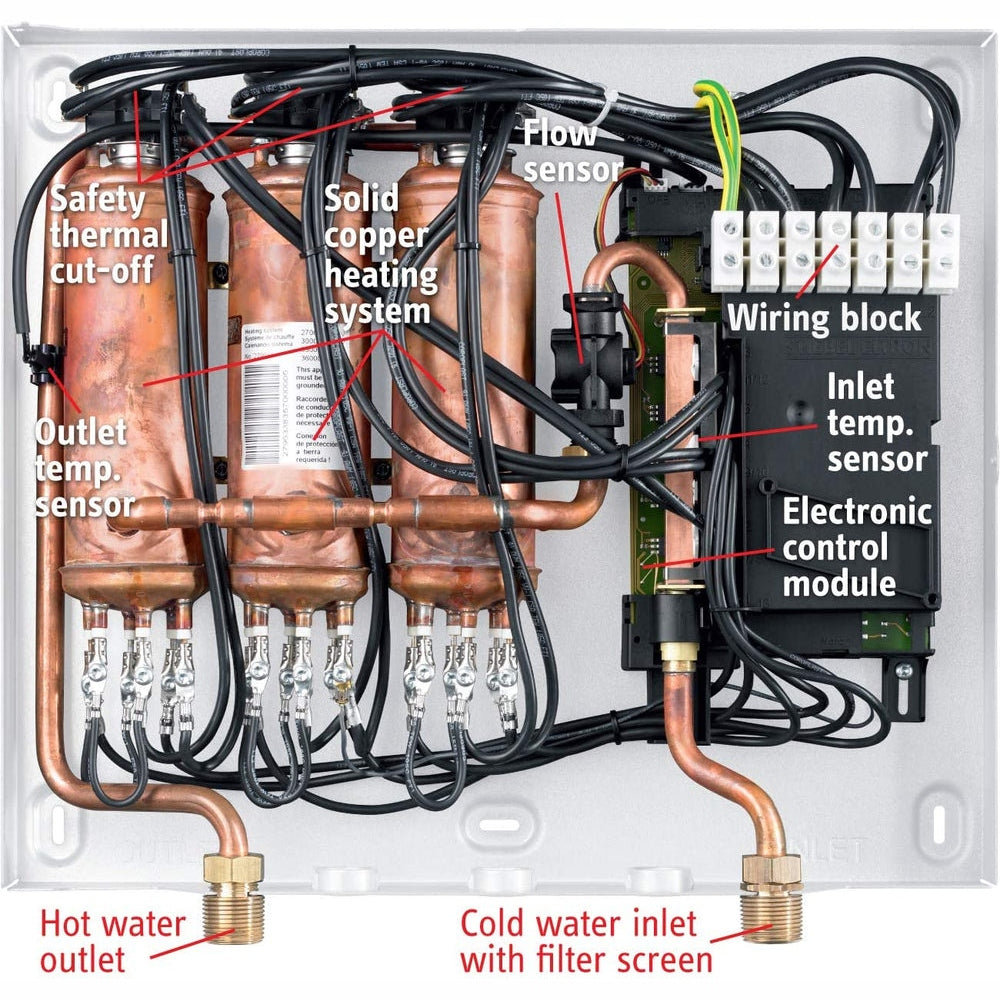 Stiebel Eltron Tempra 36 7.03 GPM Tankless Water Heater New - TEMPRA36