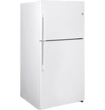 GE APPLIANCES GTE21GTHWW GE(R) ENERGY STAR(R) 21.1 Cu. Ft. Top-Freezer Refrigerator - GTE21GTHWW-KT