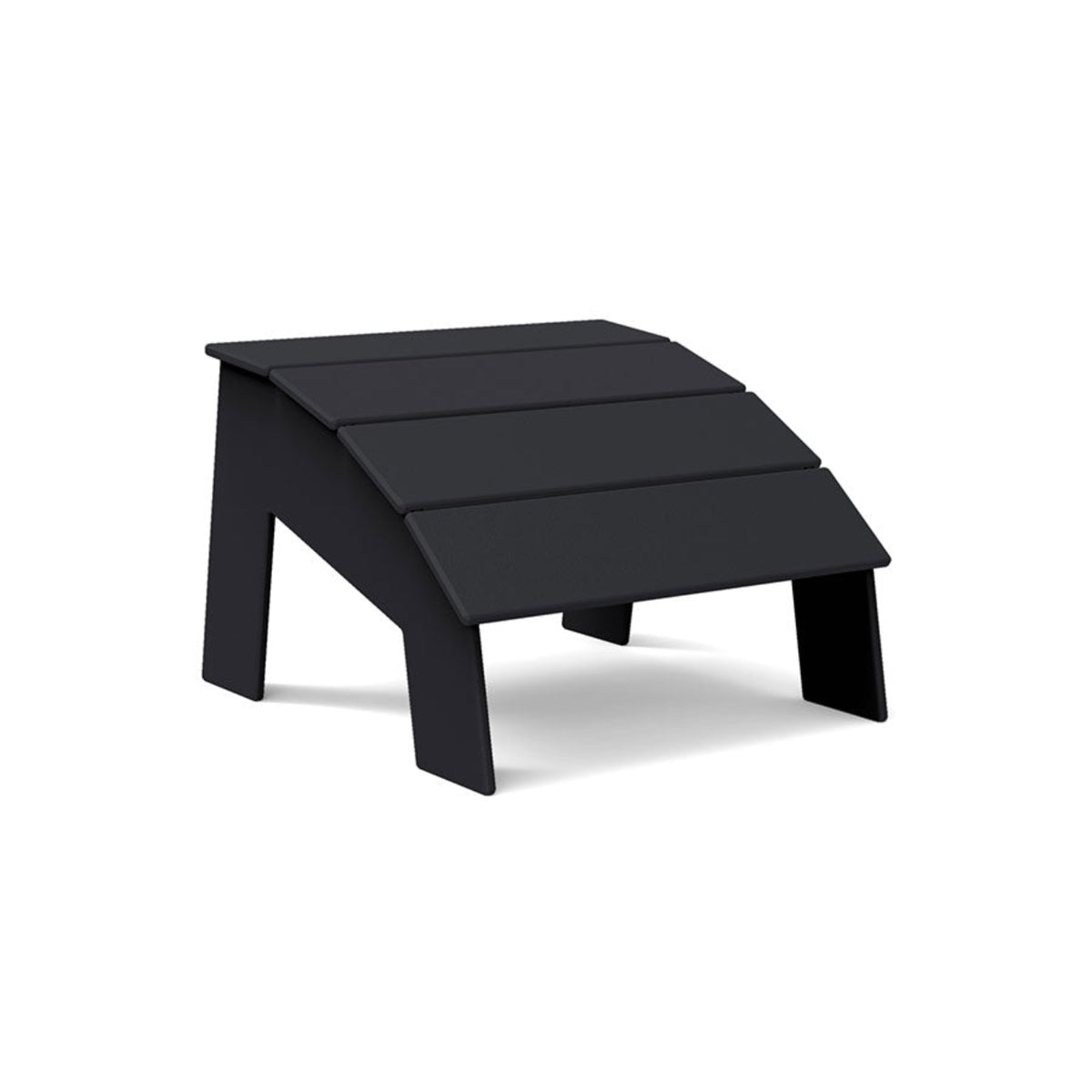 Loll Designs 4 Slat Tall Ottoman - OT-4ST-BL
