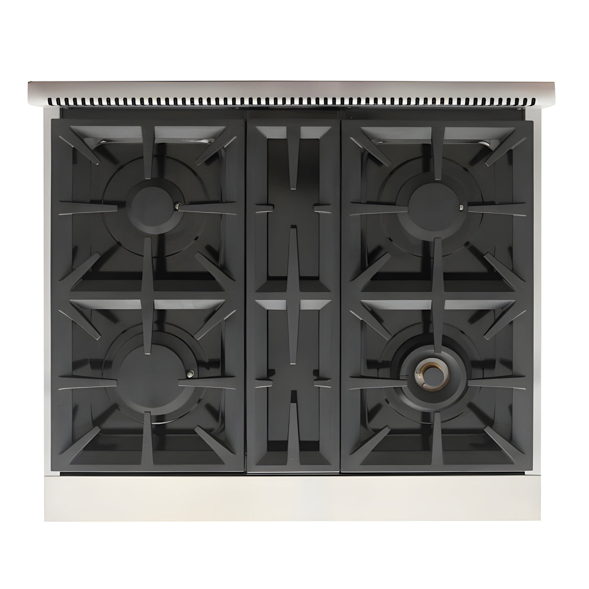 Kucht Professional 30" 4.2 cu. ft. Natural Gas Range in Black with Silver Accents - KFX300-BK