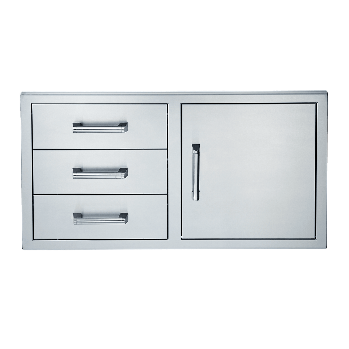 Broilmaster 42-Inch W x 22-Inch H Single Door with Triple Drawer in Stainless Steel - BSAW4222ST