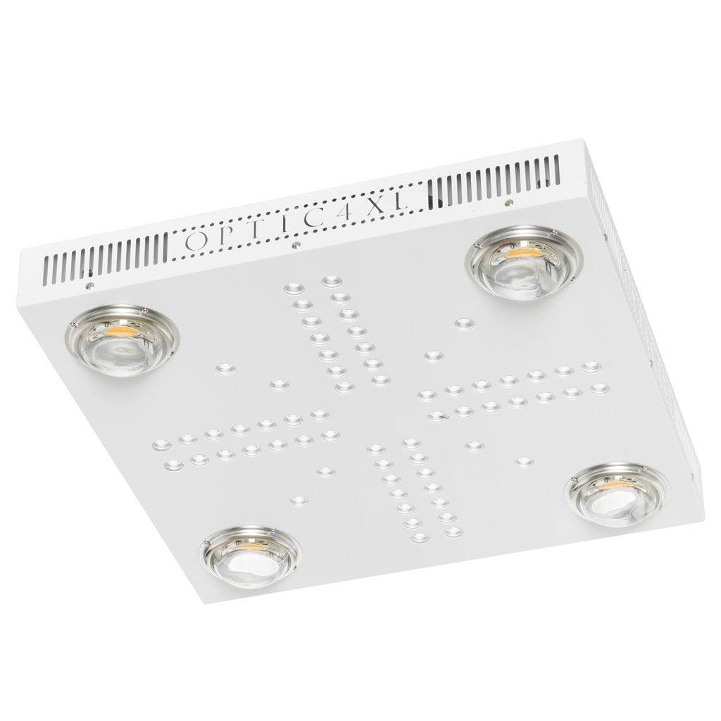 Optic LED Optic 4XL NextGen 500W Dimmable COB LED Grow Light UV/IR 3500k COBs 120 Degree Lenses