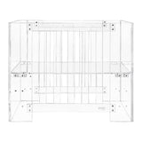 Nursery Works Vetro Mini Crib with Pure Core Mini Crib Mattress