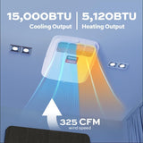 Fogatti InstaCool 150P II RV Rooftop Air Conditioner and Heater 15,000 BTU 115V New - FAA150WD