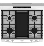 GE APPLIANCES GGF600AVWW GE(R) 30" Free-Standing Gas Convection Range with No Preheat Air Fry and EasyWash(TM) Oven Tray - GGF600AVWW-KT