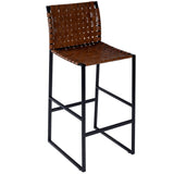 Butler Specialty Urban Brown Woven Leather Bar Stool - 5445344