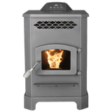 US Stove 5501S 2,000 sq. ft. Pellet Stove With Remote Control Black New