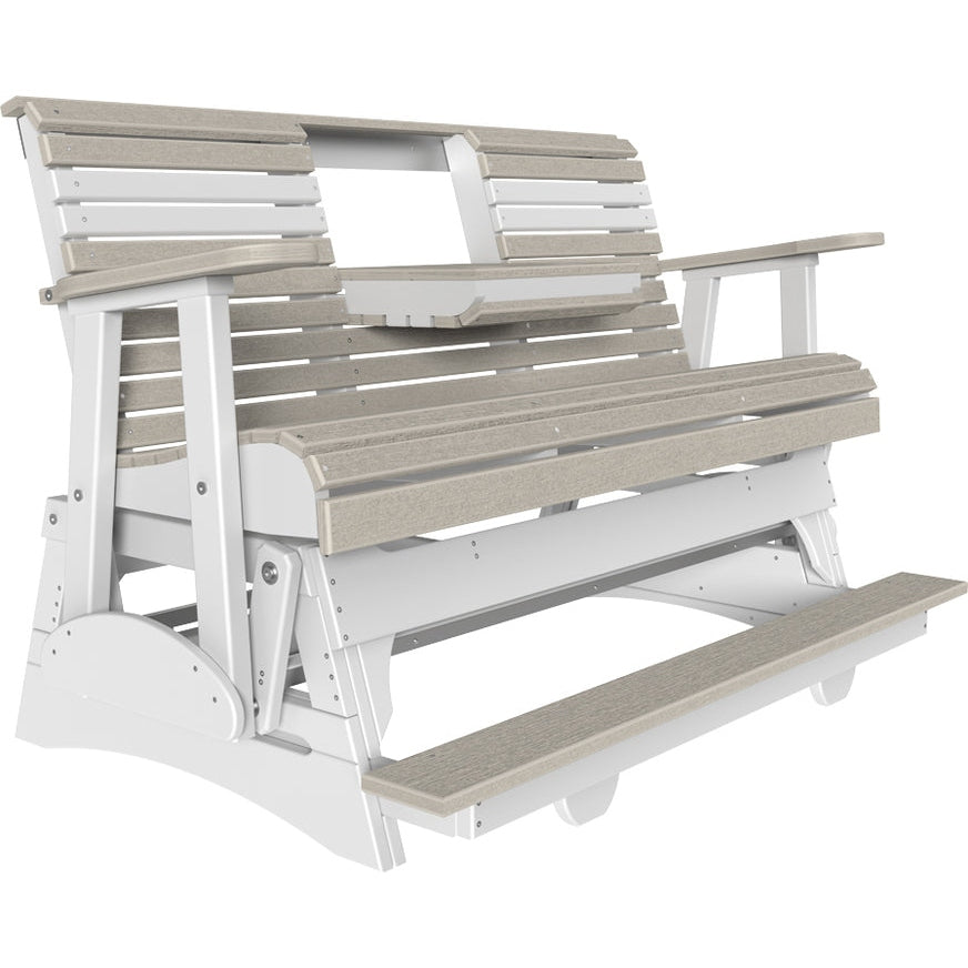 LuxCraft 5' Plain Balcony Glider - 5PPBAGCHB