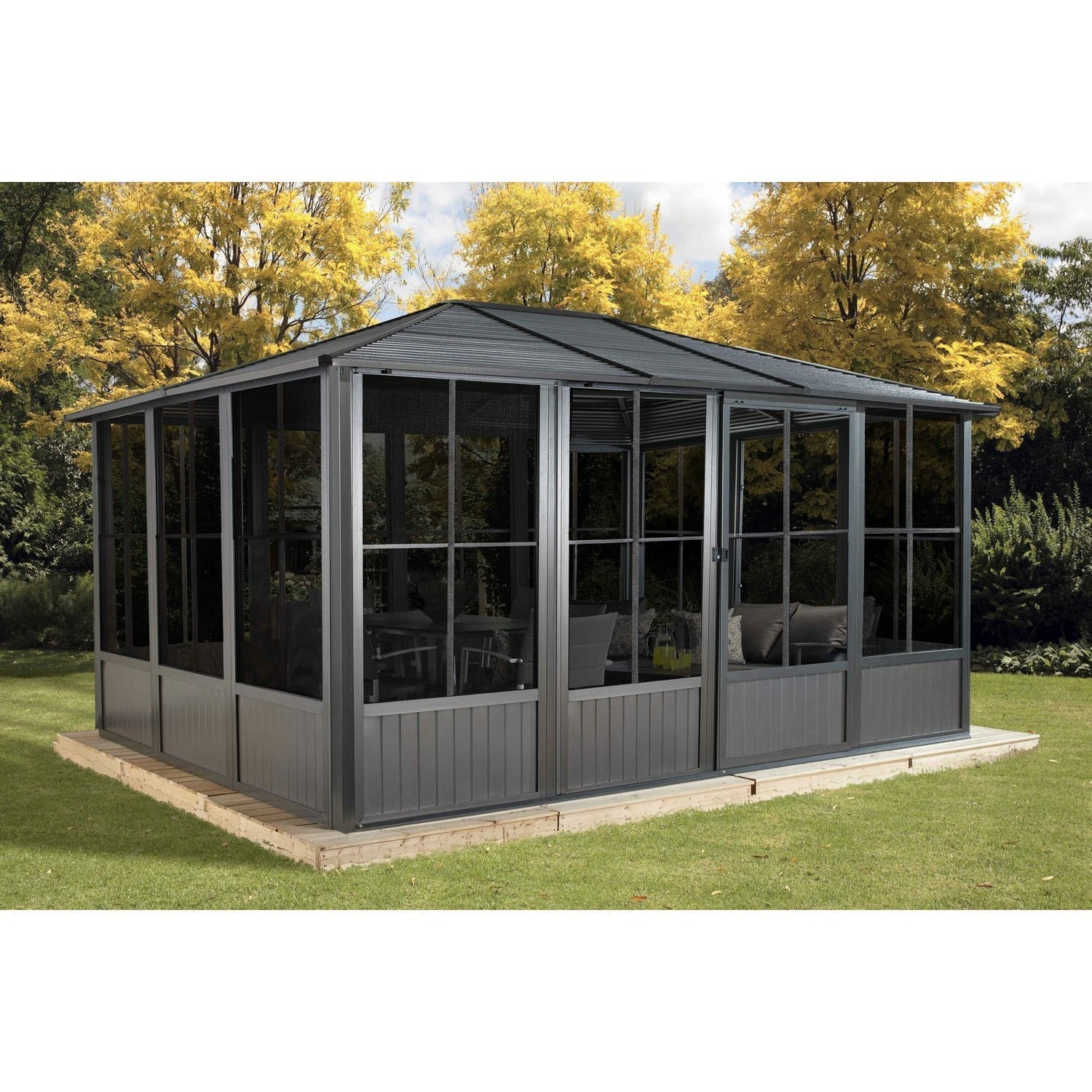 Sojag Korado #93 Rectangular Solarium With Steel Roof