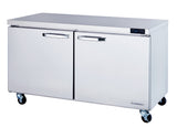 Blue Air |60" Wide 2 Door Undercounter Refrigerator - BLUR60-HC