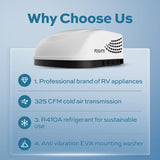 Fogatti InstaCool 135 II RV Rooftop Air Conditioner 13,500 BTU 325 CFM 115V New - FAA135WA