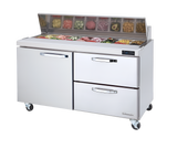 Blue Air  67" Wide 2 Drawer Pizza Prep Table - BAPP67-D2R-HC