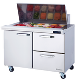 Blue Air | 48" Wide 2 Drawer Mega Top Sandwich Prep Table - BLMT48-D2R-HC