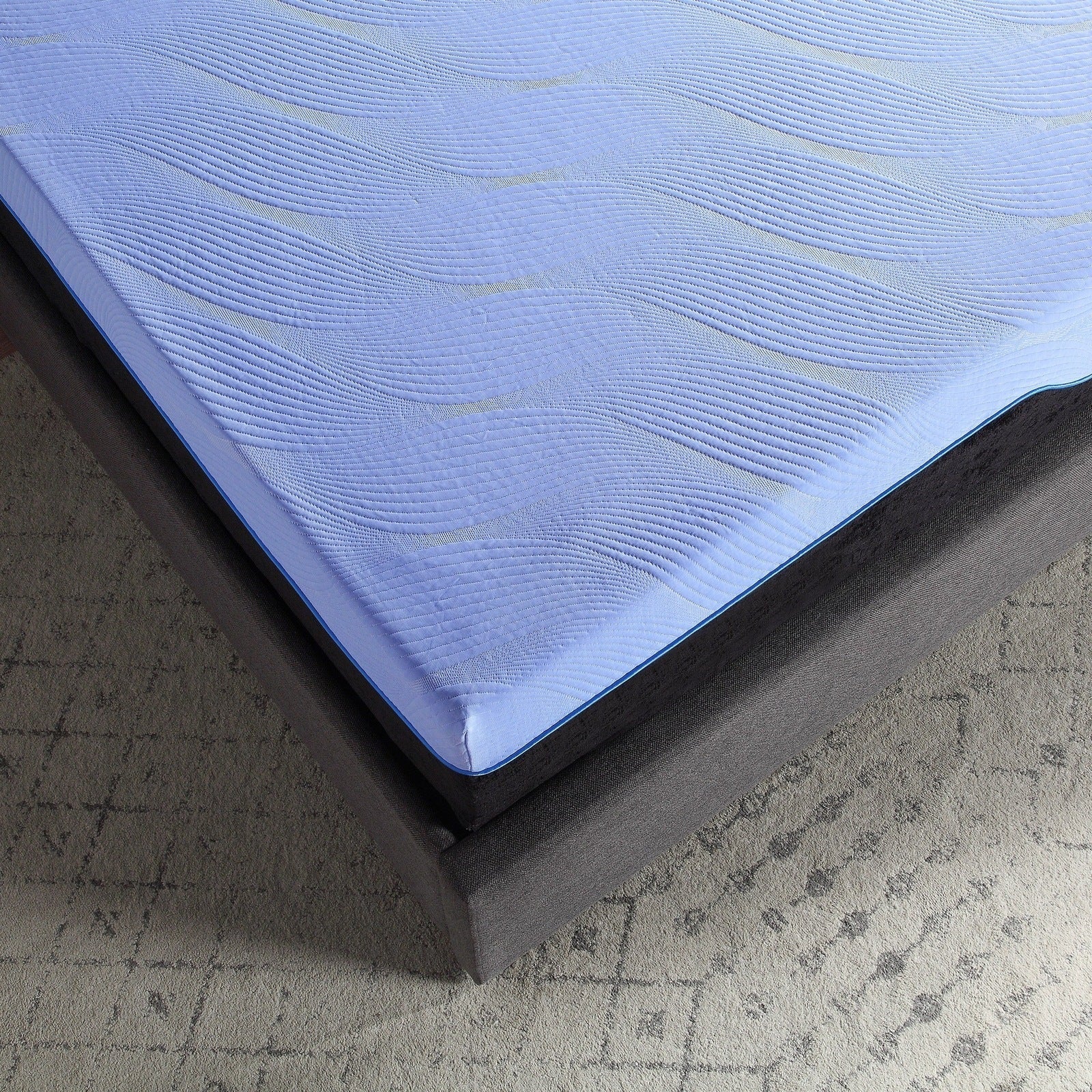 Bridgevine Home 12 inch Refresh Flex Head Memory Foam Hybrid Mattress and Adjustable Base Bundle, King Size - B108S00041