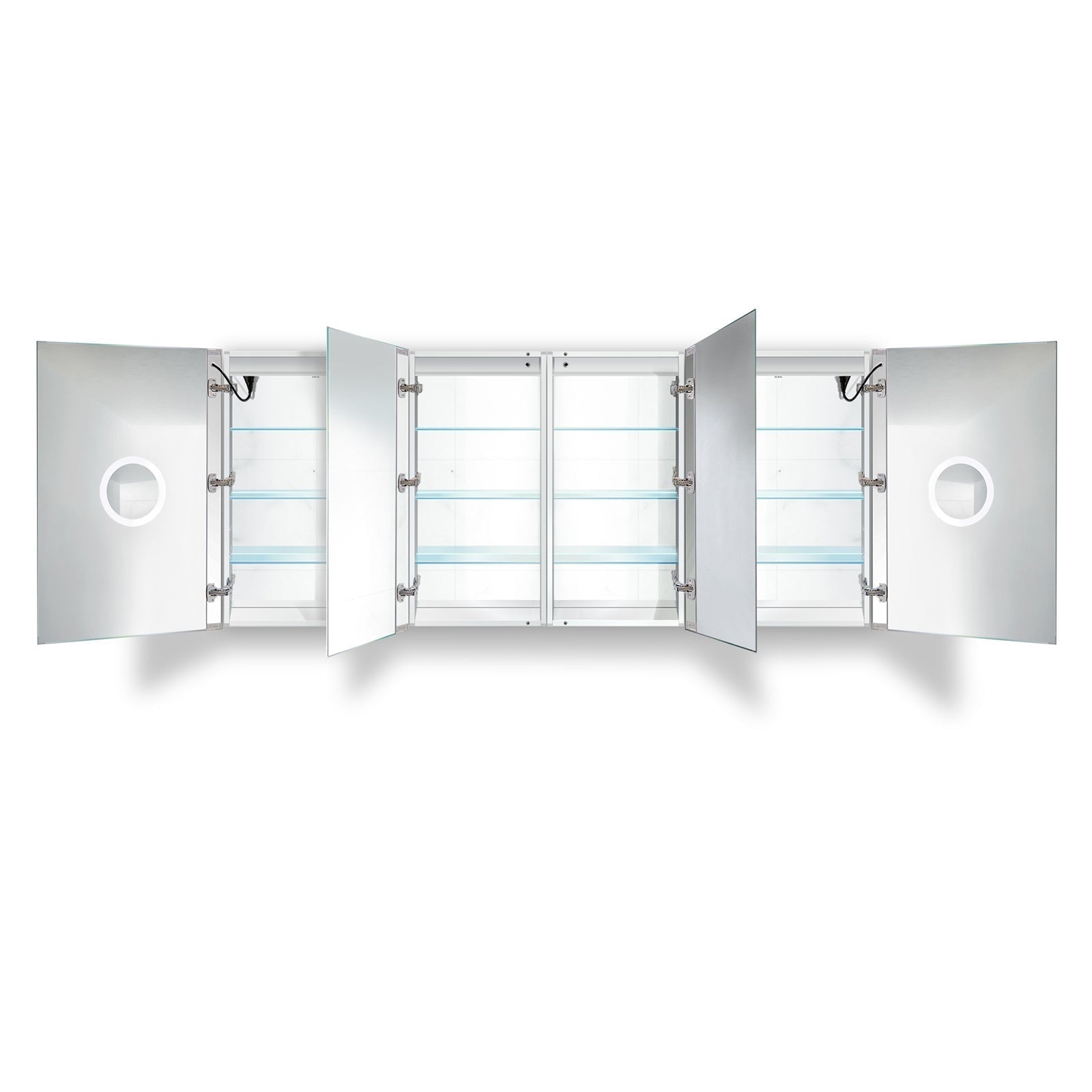 Krugg Svange 8436DLLRR 84″ X 36″ LED Medicine Cabinet with Dimmer & Defogger SVANGE8436DLLRR
