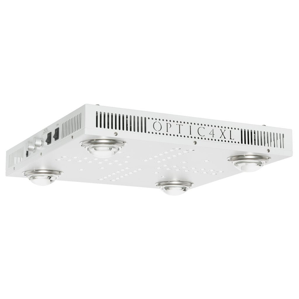 Optic LED Optic 4XL NextGen 500W Dimmable COB LED Grow Light UV/IR 3500k COBs 120 Degree Lenses