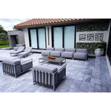 OUTSY Sunrise 7-Piece Extra Deep Seating Outdoor Conversation Set - 0ASUN-7SET