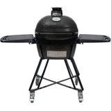 Primo Grills Oval Junior All-In-One Heavy-Duty Stand, Side Shelves, Ash Tool and Grate Lifter - PGCJRC