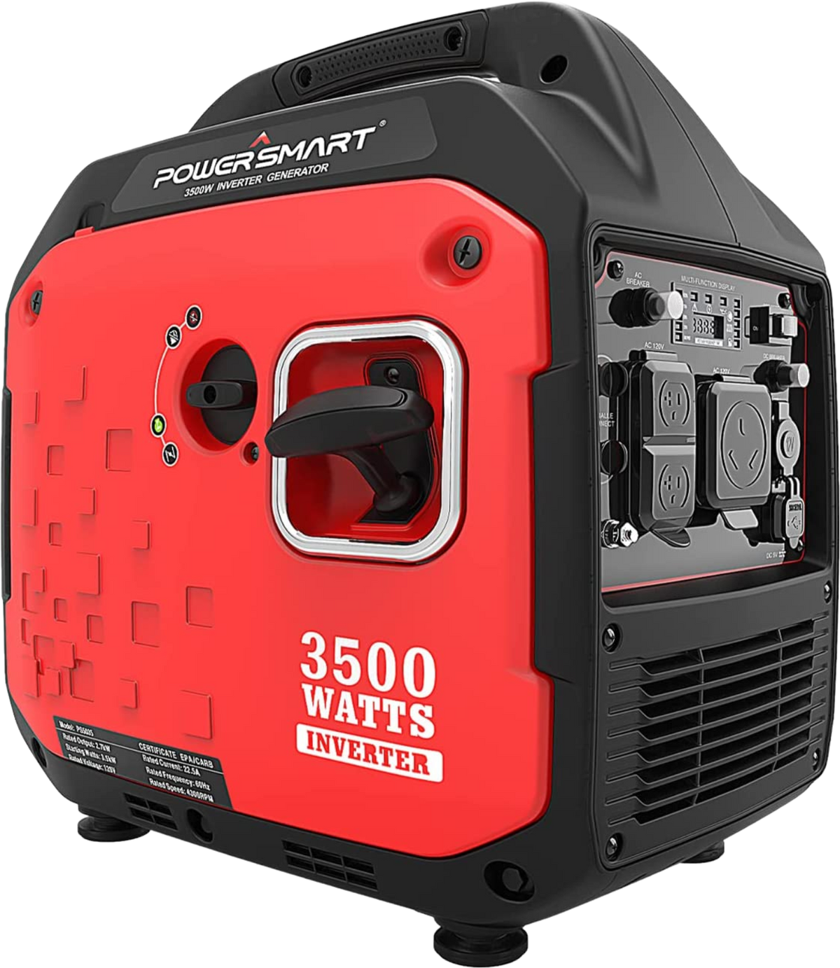 Powersmart Inverter Generator 2700/3500W Gas 4 Stroke Recoil Start New - PS5035