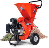 GreatCircleUSA 3-in-1 Wood Chipper - 7HP Engine, 3" Max Branch Capacity - LCE01-FBA