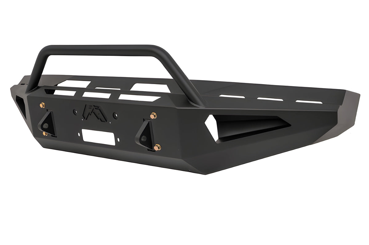 Fab Fours Red Steel Dodge Ram 2500/3500 2006-2009 Front Bumper Winch Ready Pre-Runner Guard - DR06-RS1162-1