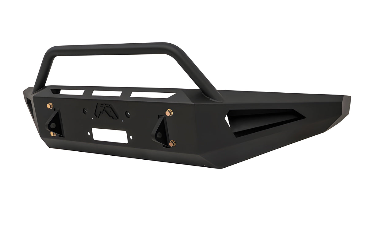 Fab Fours Red Steel Ford F250/F350 Superduty 2017-2022 Front Bumper Winch Ready Pre-Runner Guard - FS17-RS4162-1