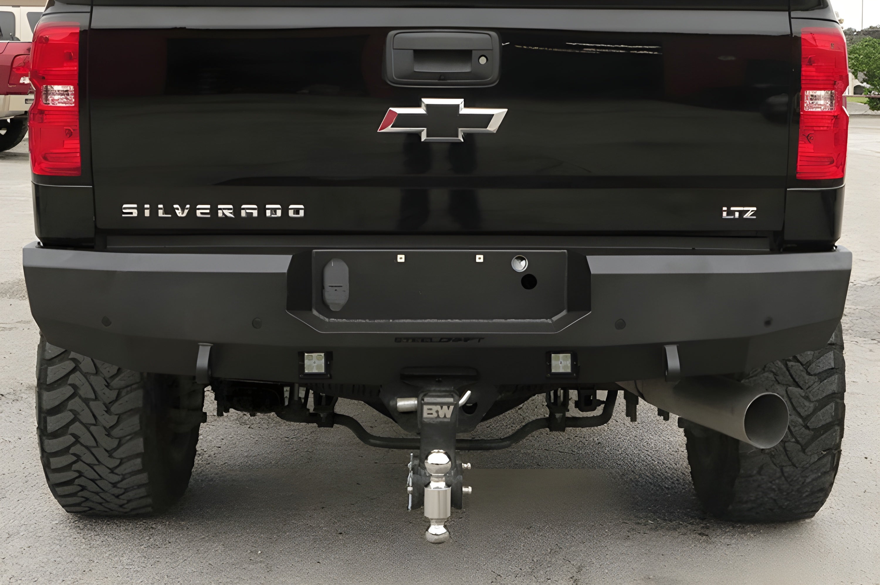 Steelcraft GMC Sierra 2500/3500 2011-2019 Fortis Rear Bumper - 76-20410