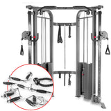 XMark Functional Trainer Cable Machine with Upgraded Accessory Package - XM-7626.1-UPGRADED - Backyard Provider