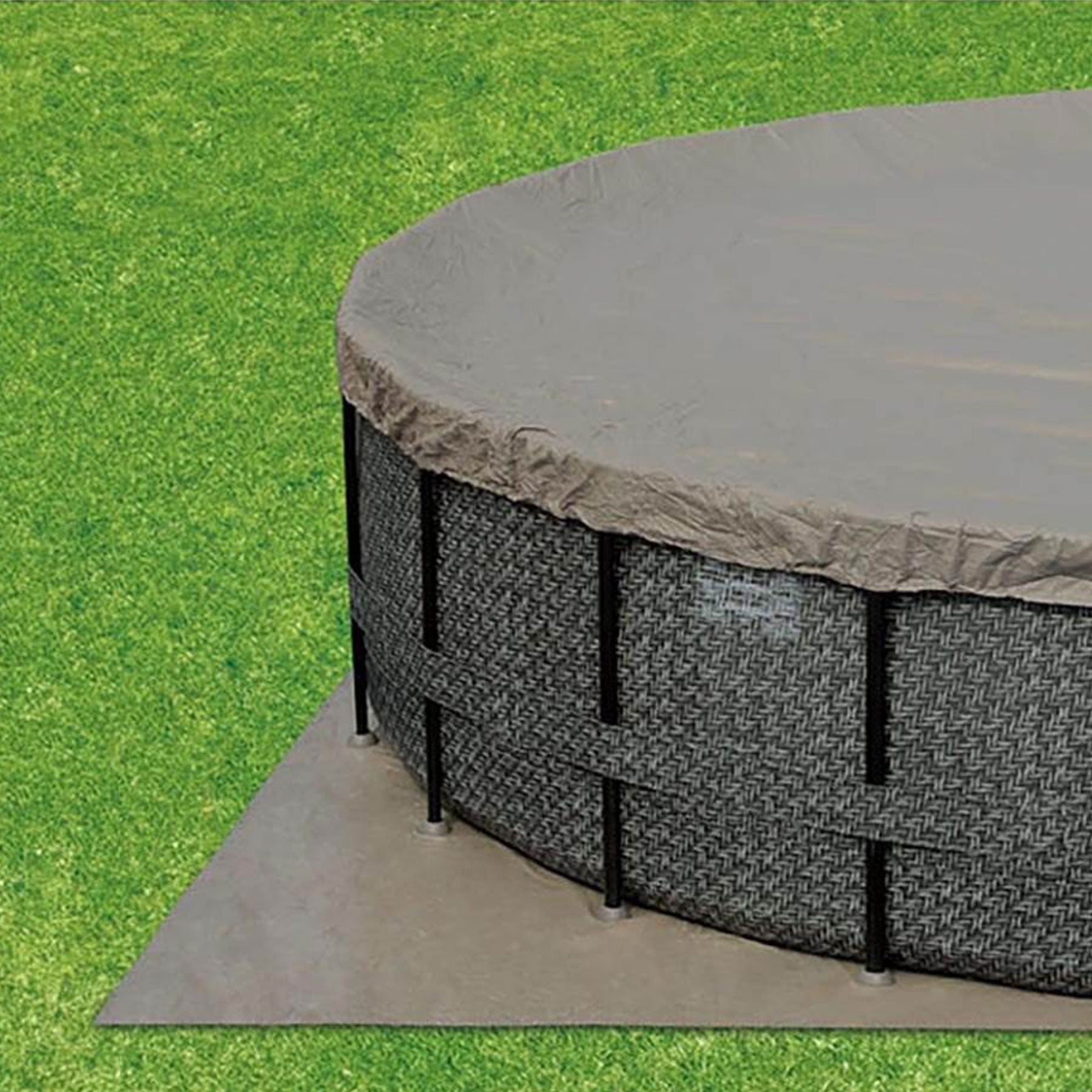 Summer Waves Elite 20ft x 48in Above Ground Frame Swimming Pool Set with Pump - 77140