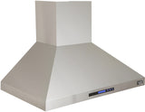 Kucht Appliance Package - 48 inch Propane Gas Range in Stainless Steel and Wall Range Hood - AP-KFX480/LP