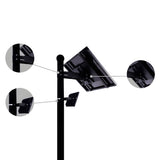 AVS Energy Solar LED Flood Light 60 Watt 8400 Lumens 5000K  - AVS-BLK-60W