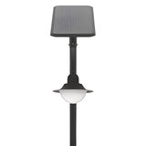 AVS Energy Solar Street Pole Light 40 Watt 6000 Lumens 5000K Black Housing Pathway Lighting Garden Light Solar Post Top CAPE Light - AVS-CAPE-40W