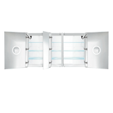 Krugg Svange 6036DLLR 60" X 36" Double LED Medicine Cabinet with Dimmer & Defogger SVANGE6036DLLR - Backyard Provider