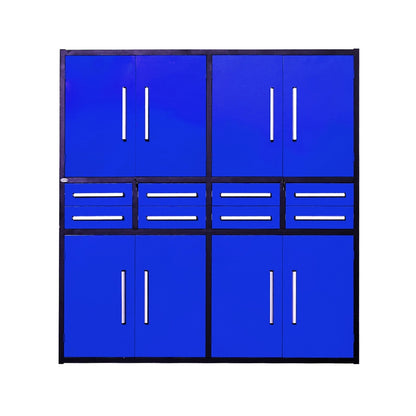Chery Industrial 7ft Garage Storage Cabinet (8 Drawers & 4 Cabinets) - WW000213