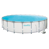 Summer Waves Elite 22' Metal Frame Above Ground Pool Set & Pump & 6 Cartridges - 80811