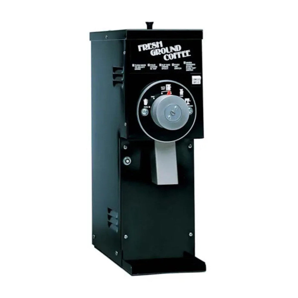 Grindmaster-Cecilware 810S 7" Wide Space Saver Retail Coffee Grinder - GRC810S