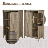 HomCom Sideboard Sideboard Dresser 2 Shelves Door with Frame - B08FMS9QTY
