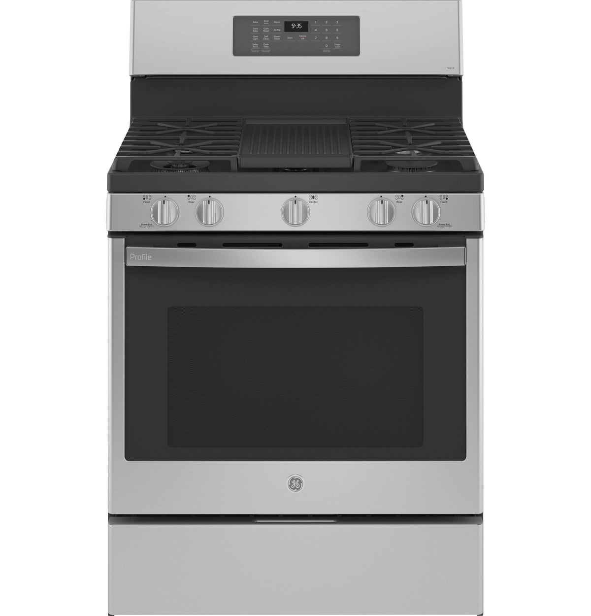 GE APPLIANCES PGB965YPFS GE Profile(TM) 30" Free-Standing Gas Double Oven Convection Fingerprint Resistant Range with No Preheat Air Fry -  PGB965YPFS