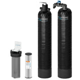 Aquasure Serene Series | 15 GPM Salt-Free Conditioning Bundle with Fortitude Pro Whole House Water Treatment System & Pleated Sediment Pre-Filter - AS-SF15CK